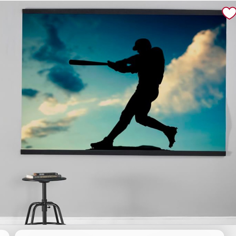 Pottery Barn Basketball & Baseball Wall Art